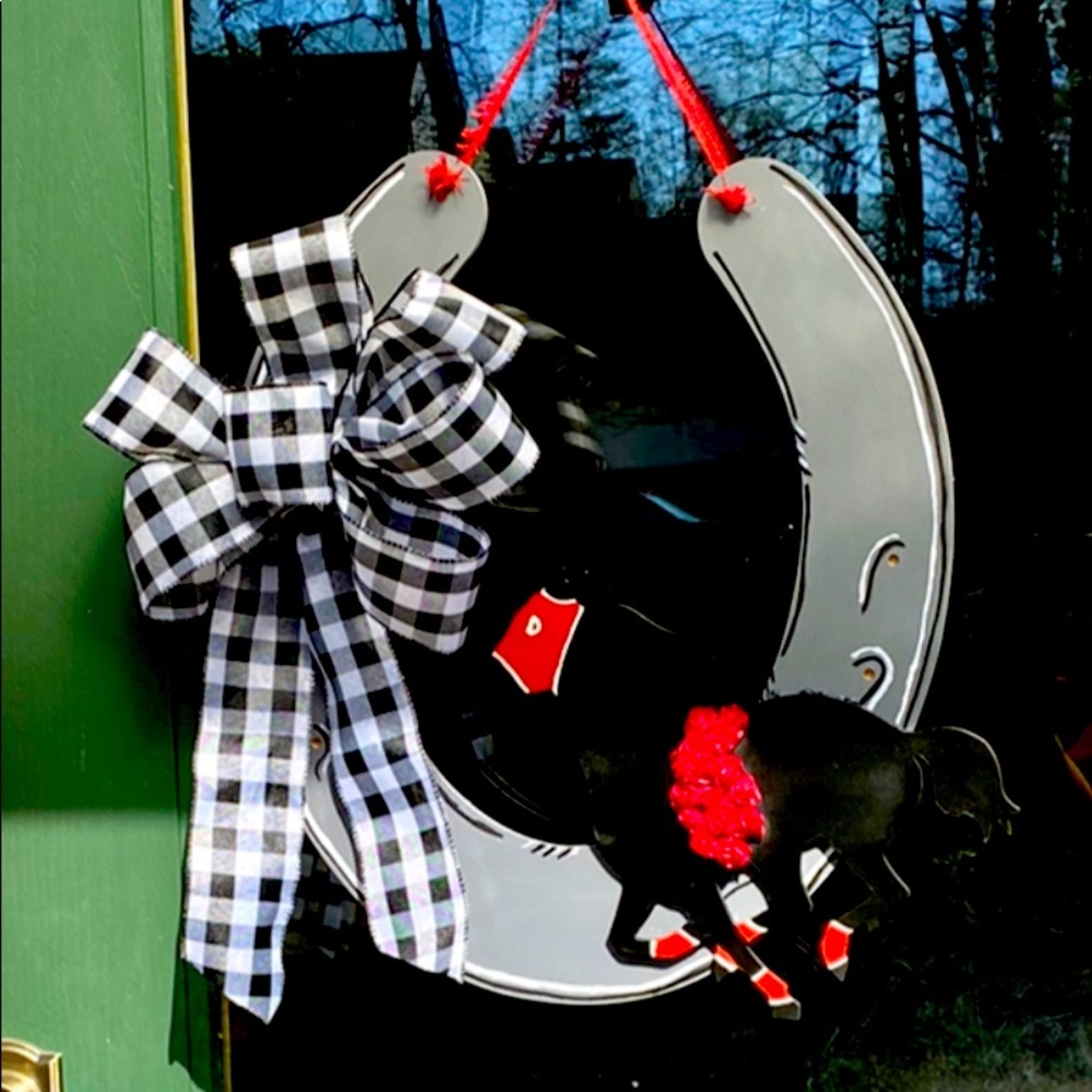 Derby Wreath for door